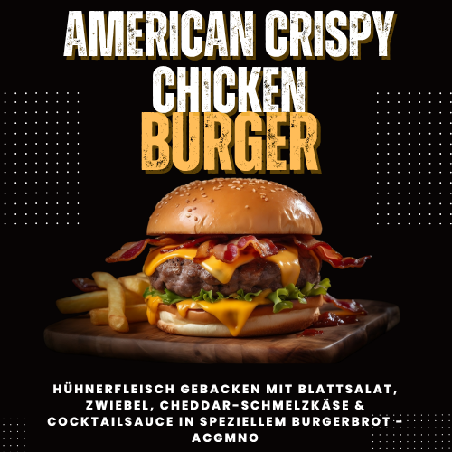 American Crispy Chicken Burger
