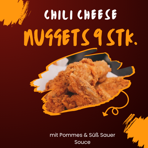 Chili Cheese Nuggets 9 Stk.