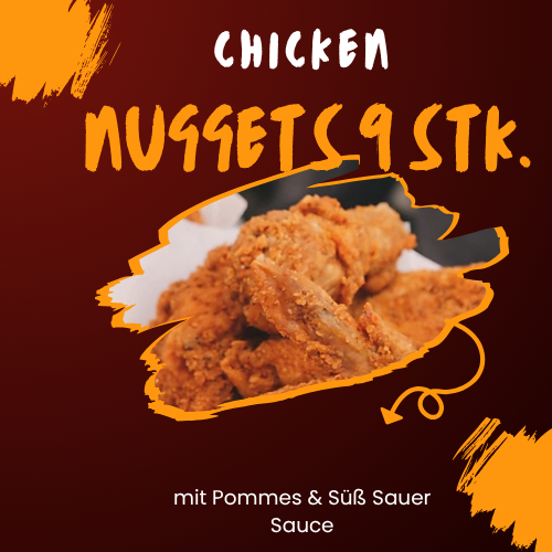 Chicken Nuggets 9 Stk.