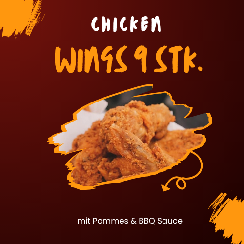 Chicken Wings 9 Stk.