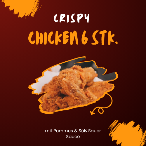 Crispy Chicken 6 Stk.