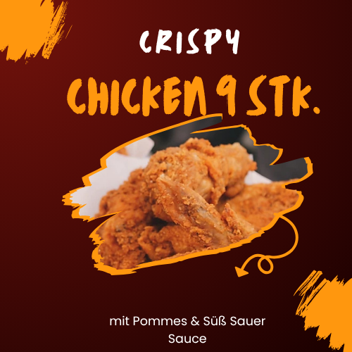 Crispy Chicken 9 Stk.